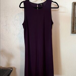Anne Klein Deep Purple Midi Dress